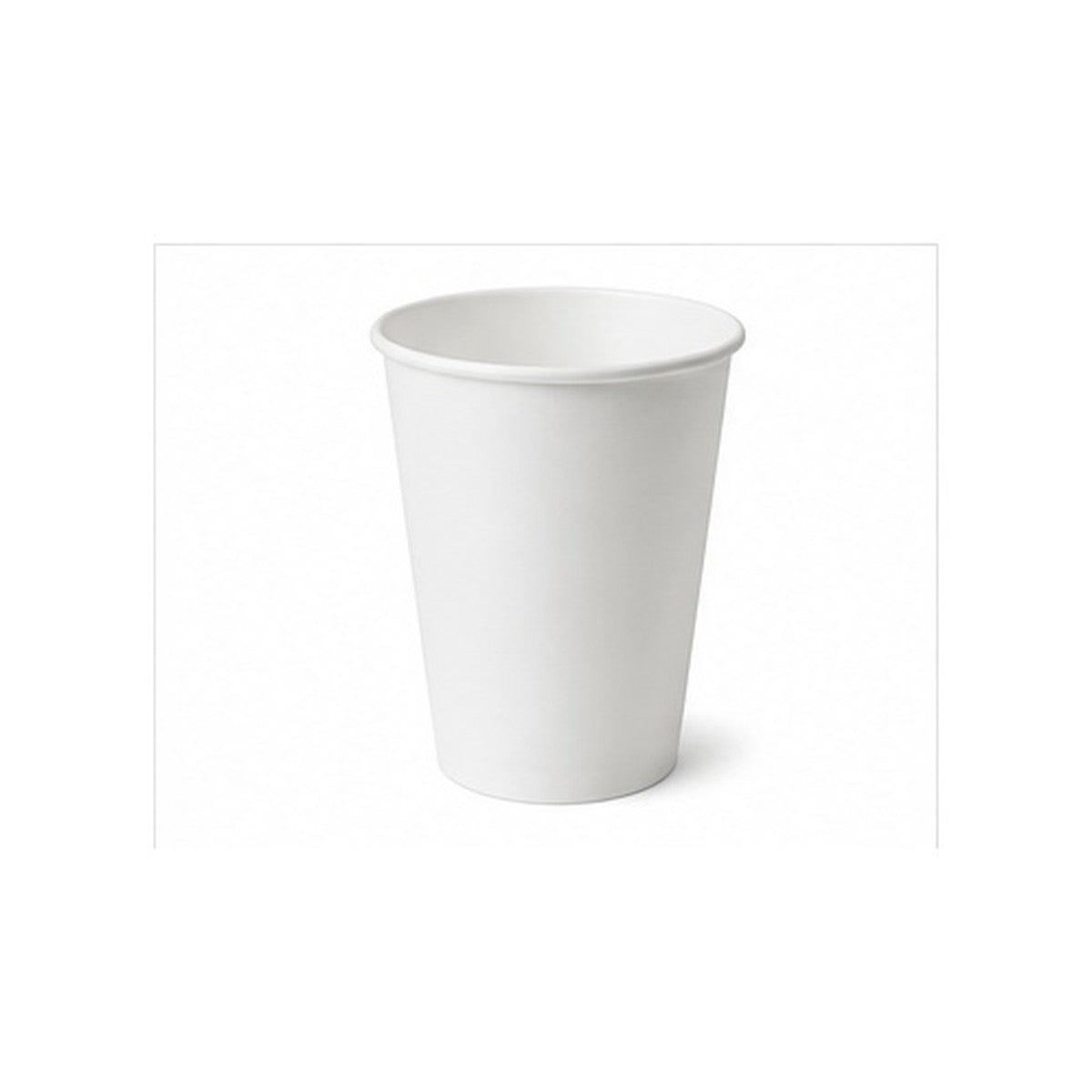 White paper hot cup on a white background